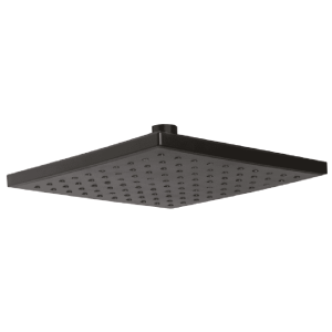 Mistillo Kare Siyah Tepe Duş Başlığı 20x20 Cm MTD 117