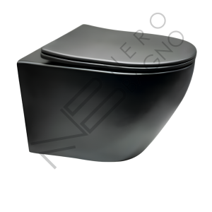 Nero Bagno Mat Siyah Klozet Tuvalet