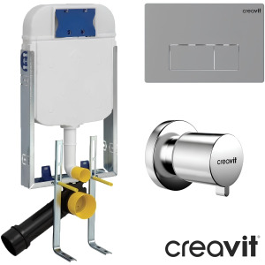 Creavit Gömme Rezervuar Seti (GR5001+GP3004+AC50L)
